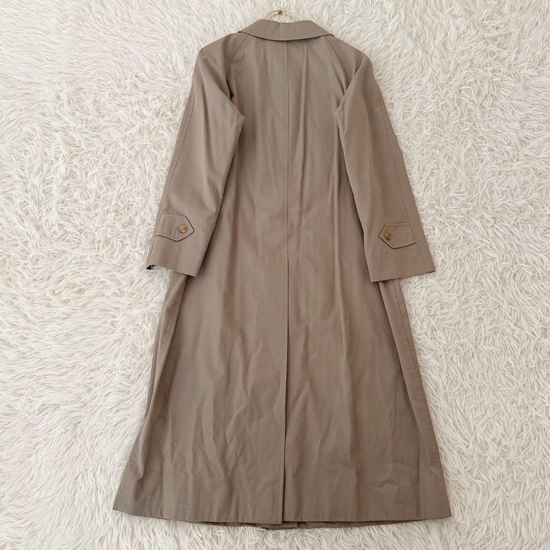 バーバリー 白タグ✨ヴィンテージ ステンカラーコート ノバチェック ベージュ