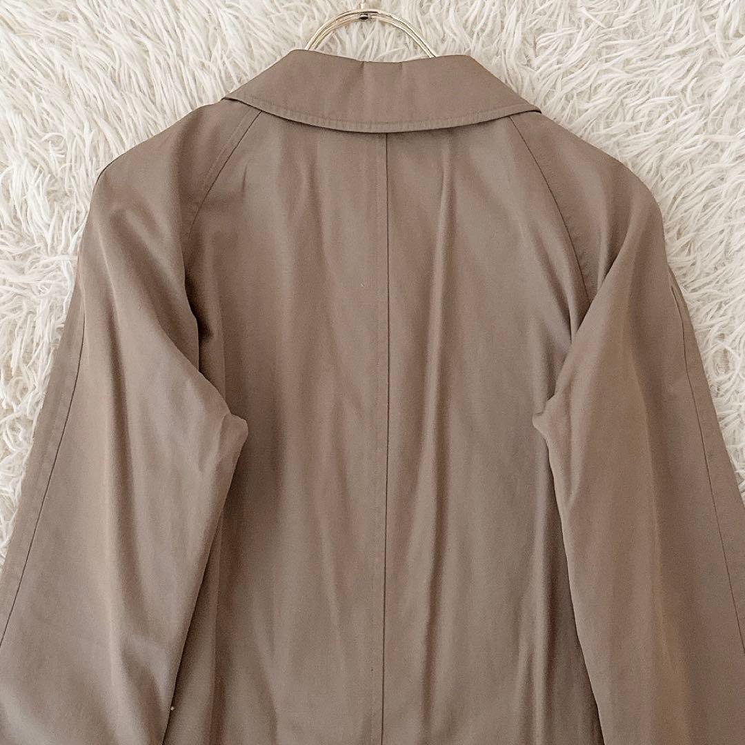 バーバリー 白タグ✨ヴィンテージ ステンカラーコート ノバチェック ベージュ