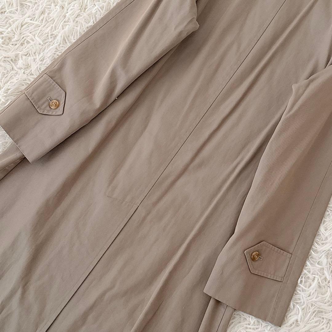 バーバリー 白タグ✨ヴィンテージ ステンカラーコート ノバチェック ベージュ