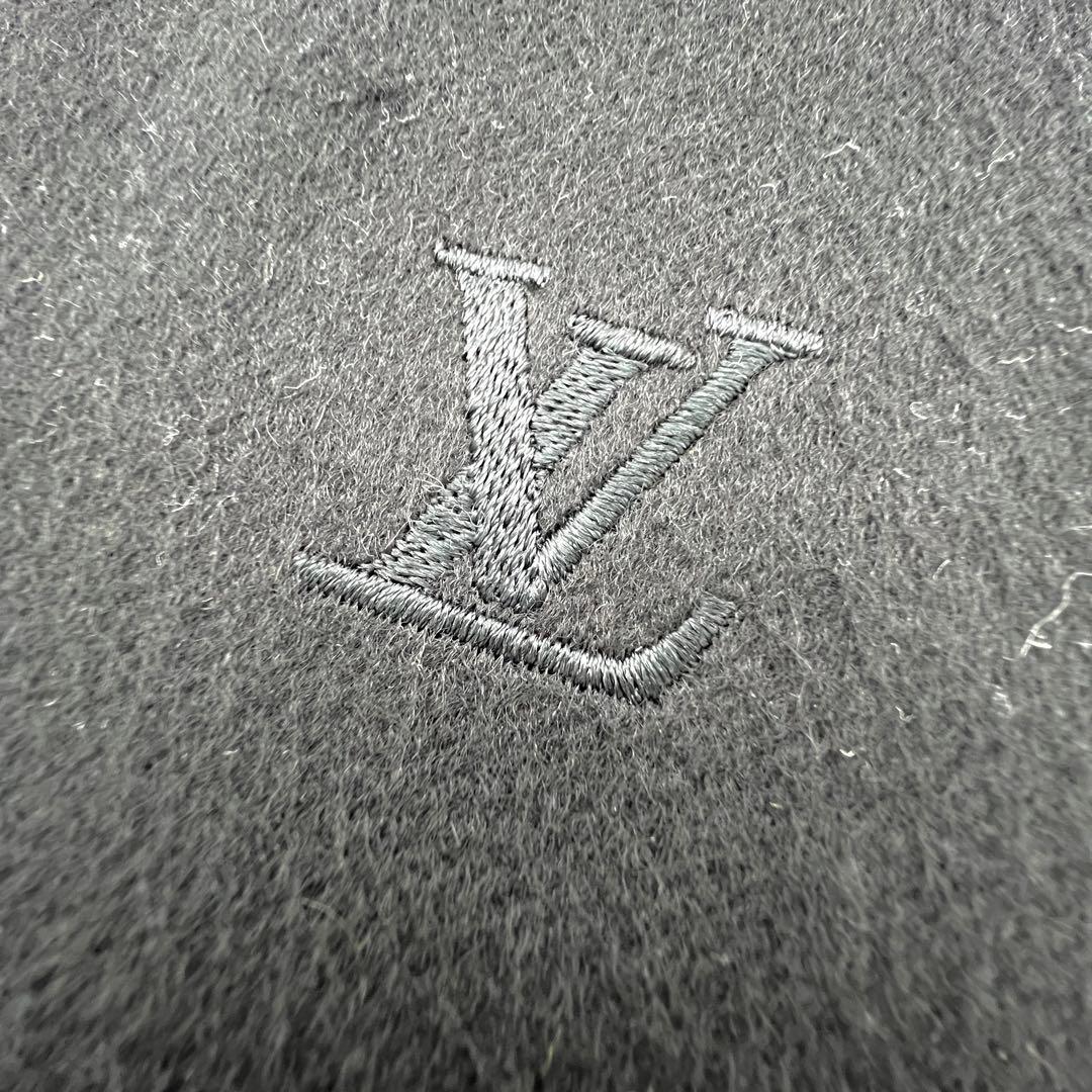 LOUIS VUITTON カシミヤマフラー エシャルプジェラム ブラック
