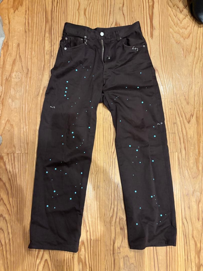 パンツ TTT_MSW Work straight pants w/pierce