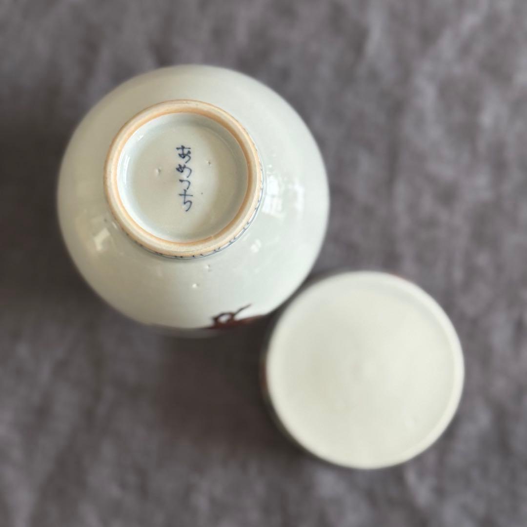 工房あめつち　カラスの手塩壺　蓋もの