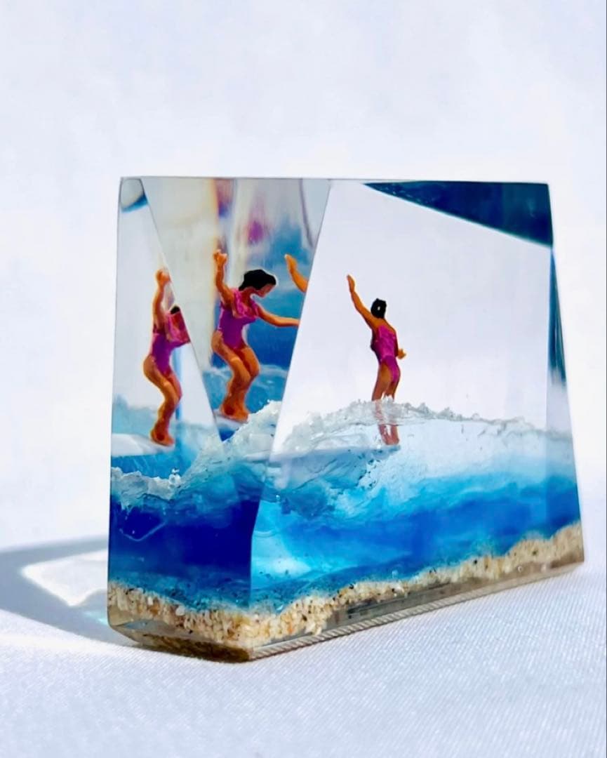 彫刻・オブジェ AUMBAK CrystalCube S Long size Lady's