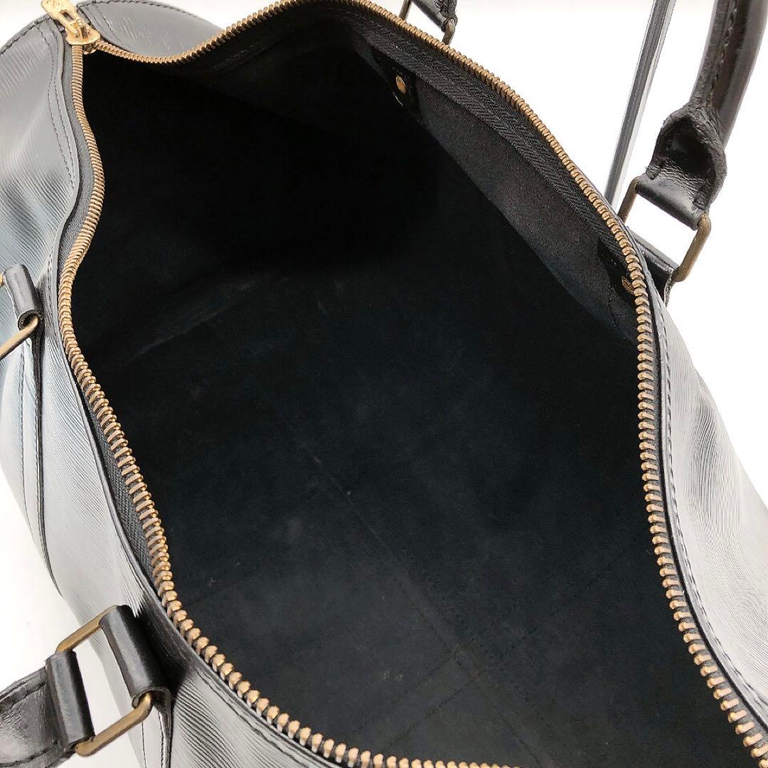 【LOUIS VUITTON】ボストンバッグ　キーポル50 エピ　ブラック