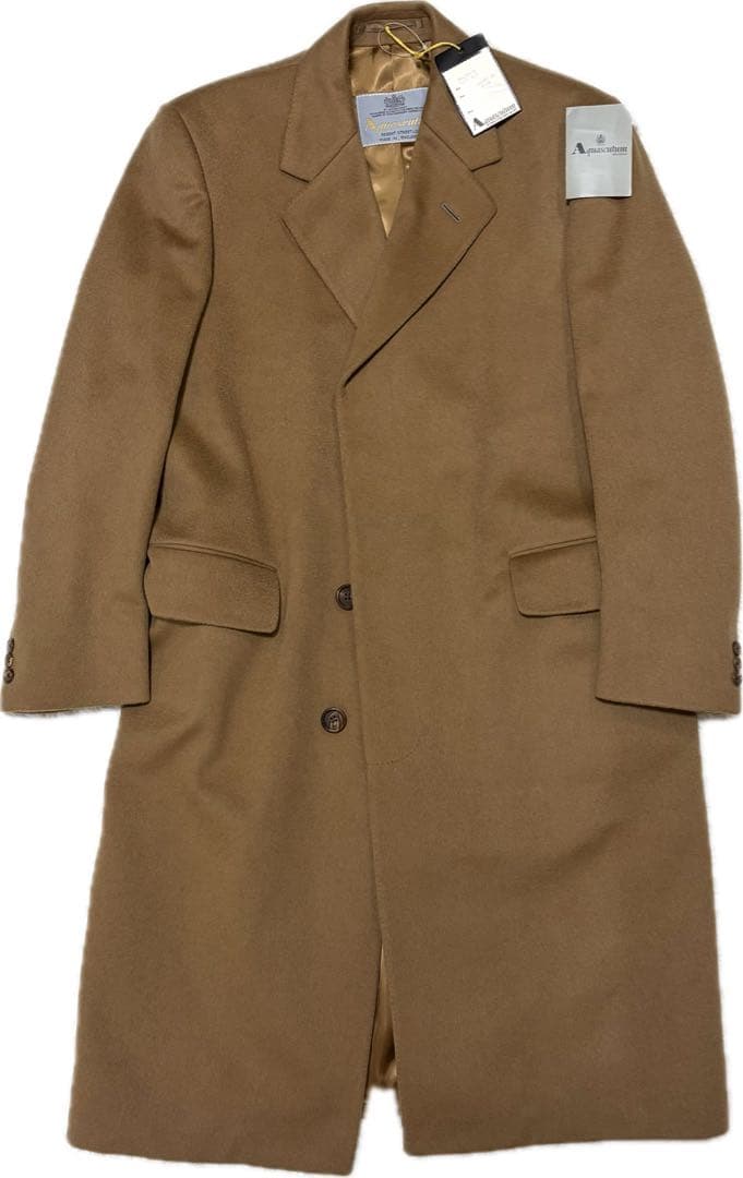 カシミヤ100%✨Aquascutum アクアスキュータム チェスターコートＭ