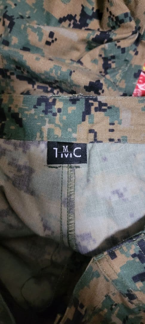 USMC FROGコンバットシャツS-R＆レプリカ ウッドランドマーパットパンツ