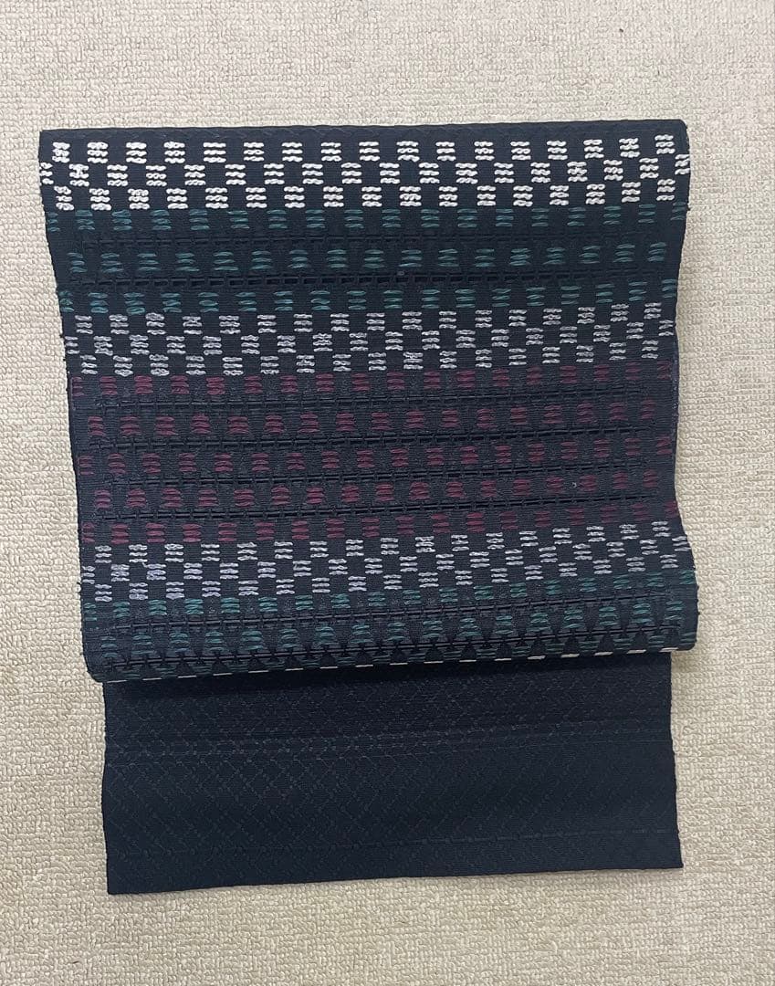 ☆在庫処分　☆弊社工房オリジナル　☆花織調　☆八寸名古屋帯