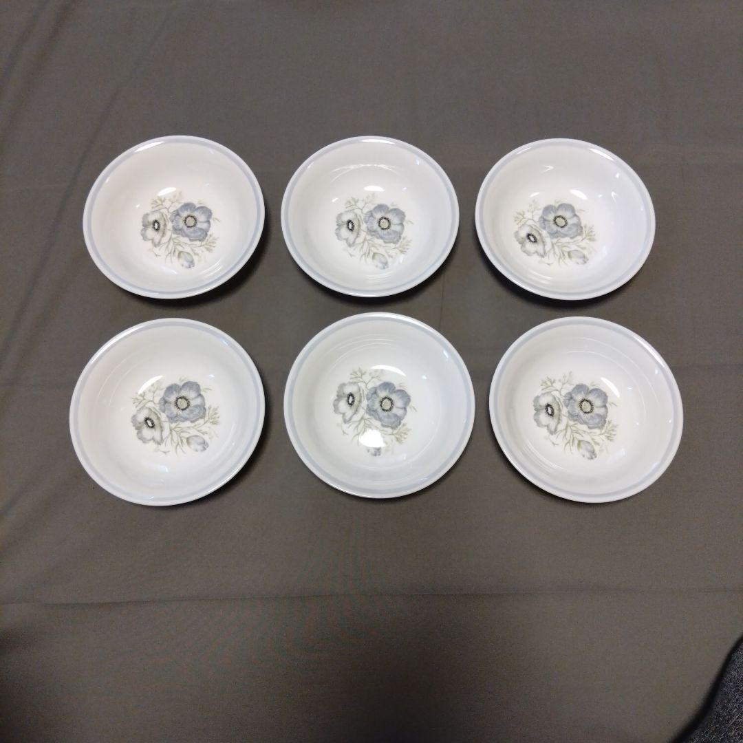  Glen Mist オクタゴナルディシュと小皿６枚セット