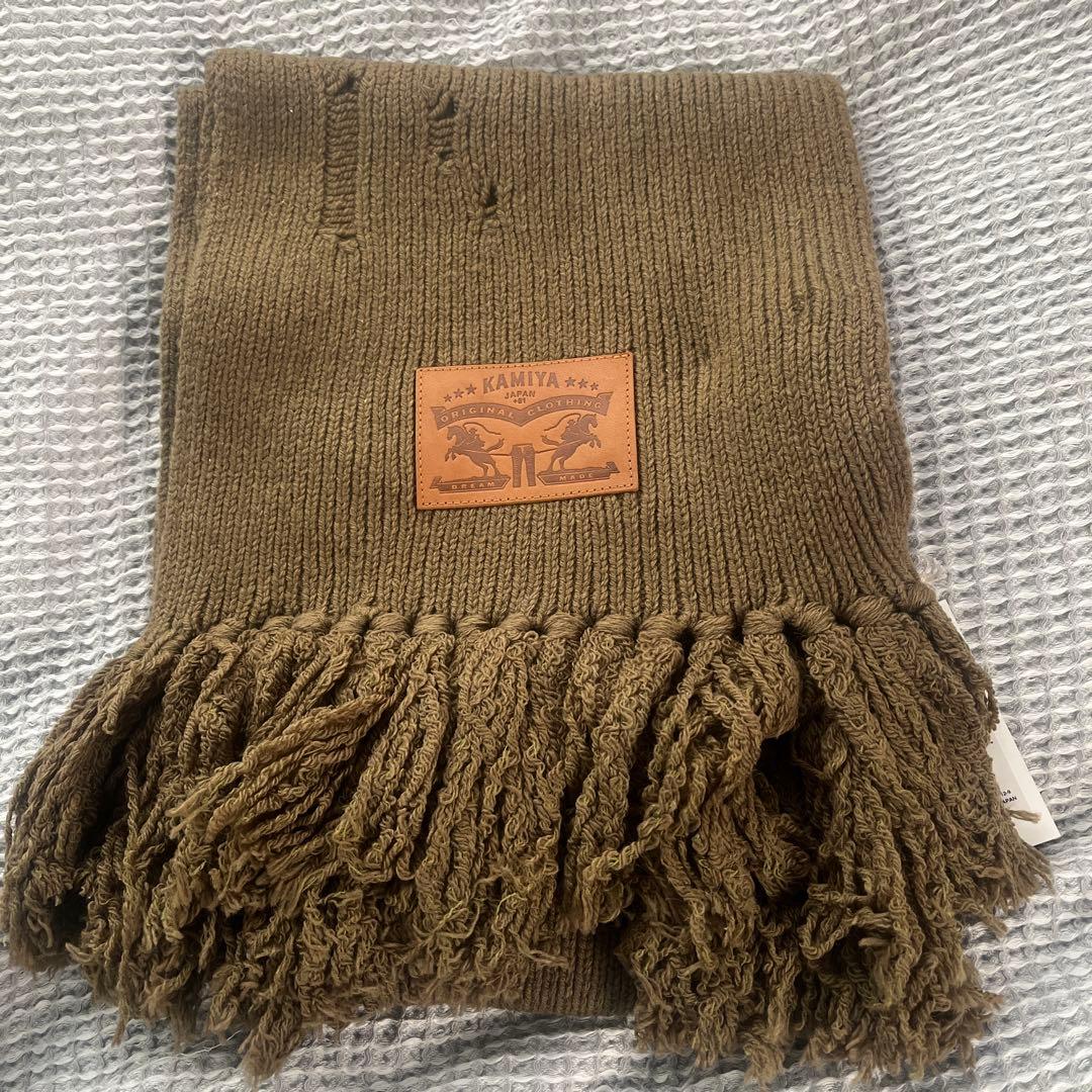 小物 KAMIYA Distressed Knit Muffler