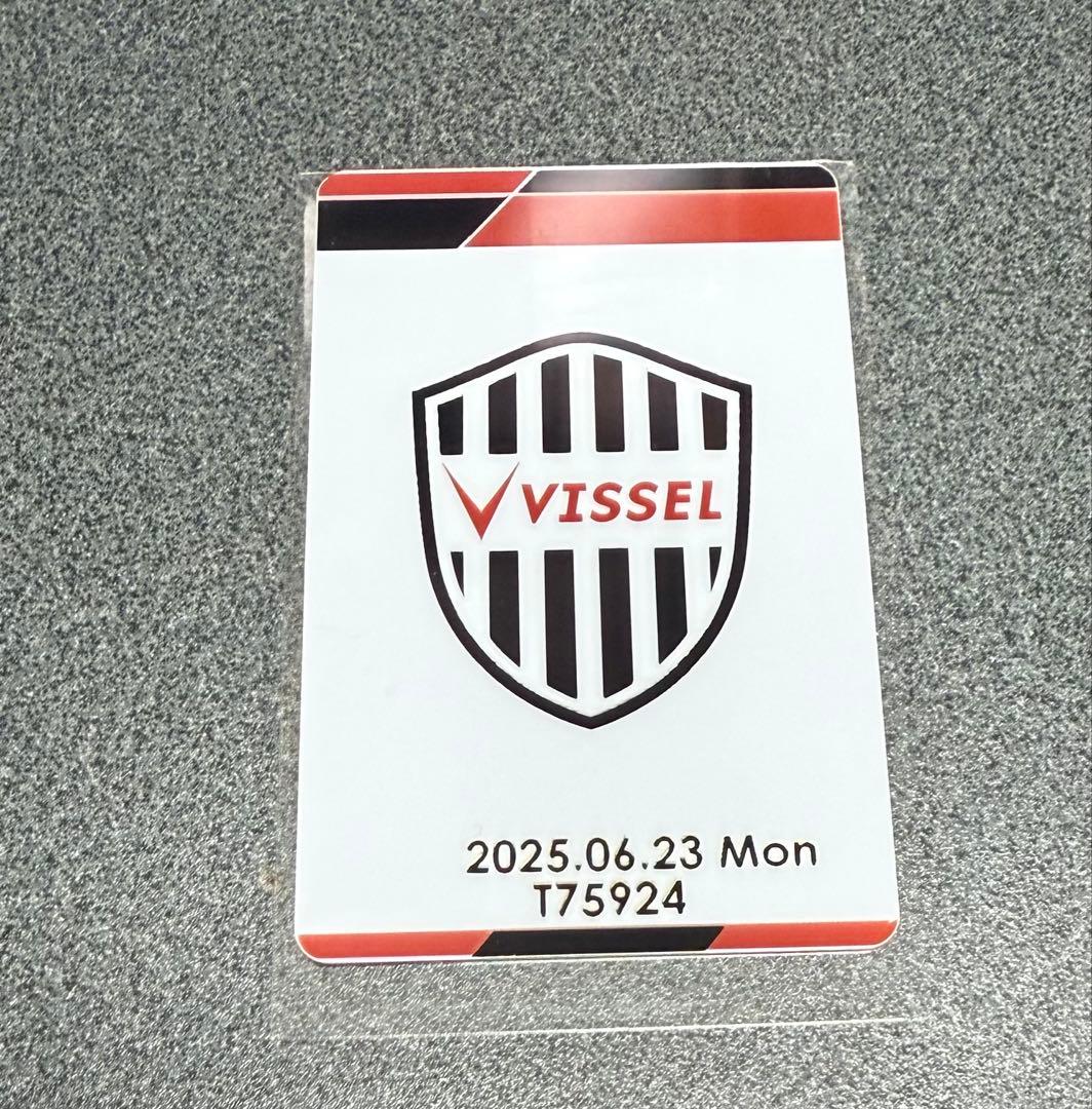 【2025-2】ヴィッセル神戸オンサイトカード直筆サインカード　3枚セット
