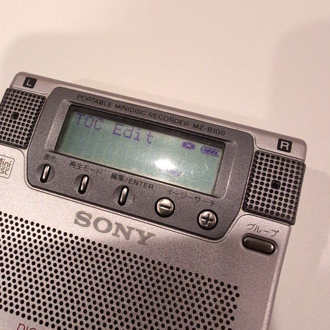 ソニー SONY MZ-B100 ビジネスミニディスクレコーダー MD