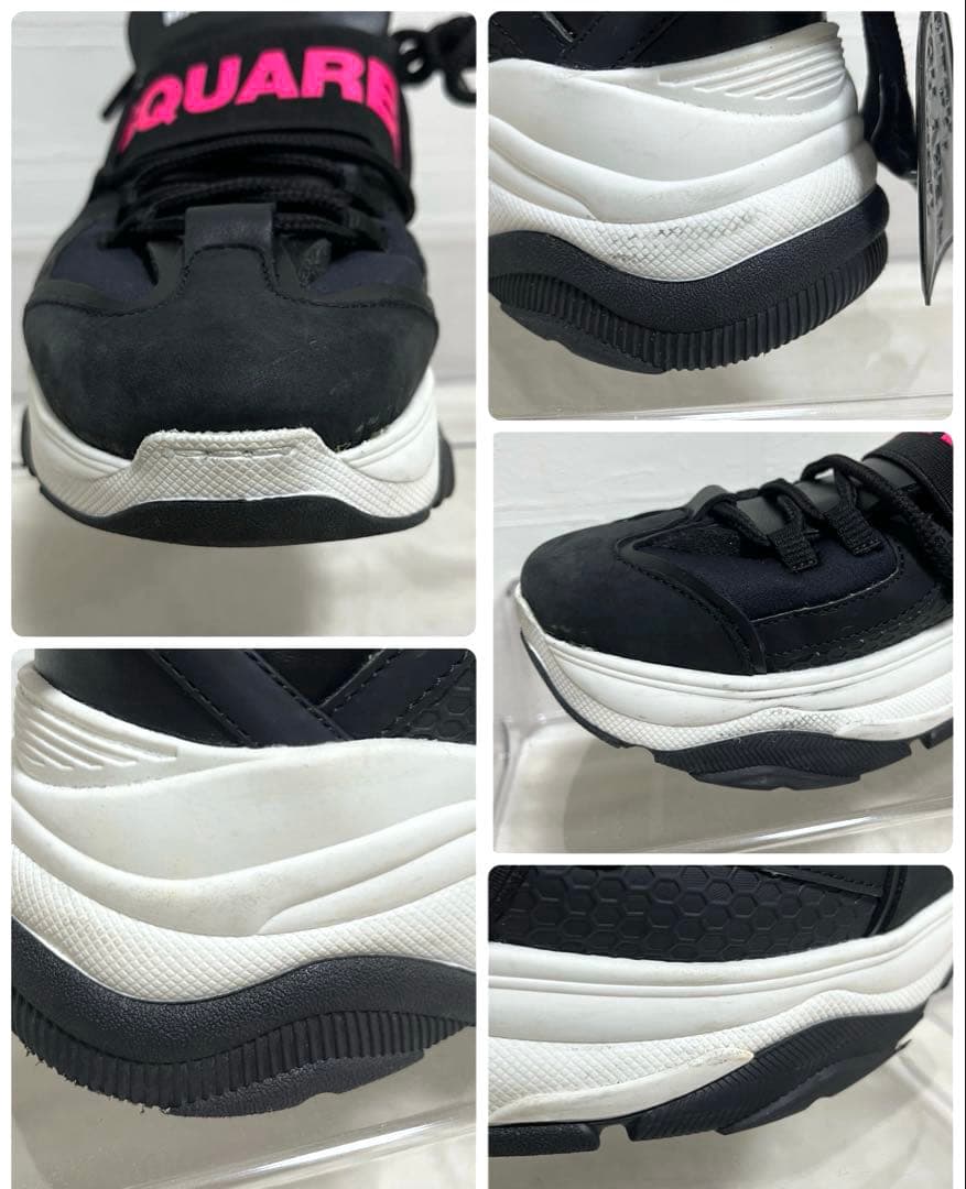 美品✨ディースクエアード2 D-Bumpy 厚底スニーカー 23.0cm