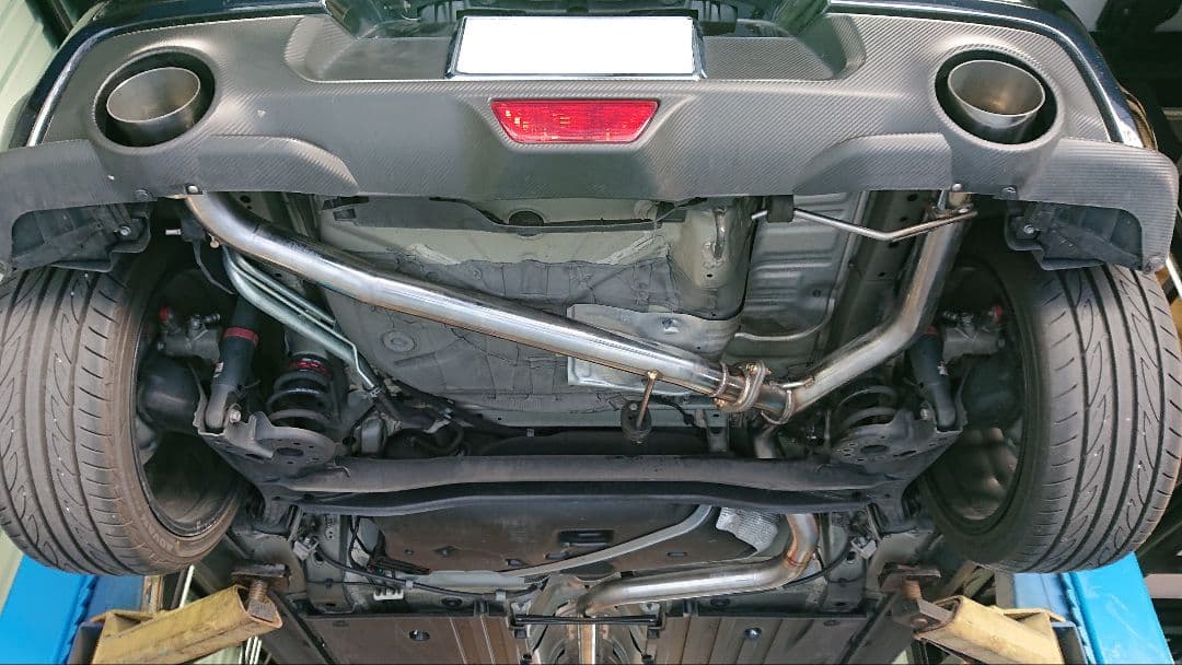 zc33s 競技用オールステンレスマフラー（リアピースのみ）befree製