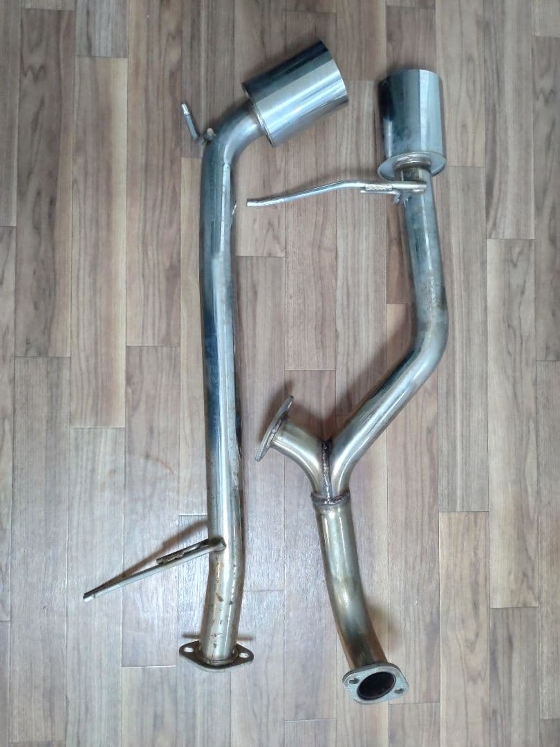 zc33s 競技用オールステンレスマフラー（リアピースのみ）befree製