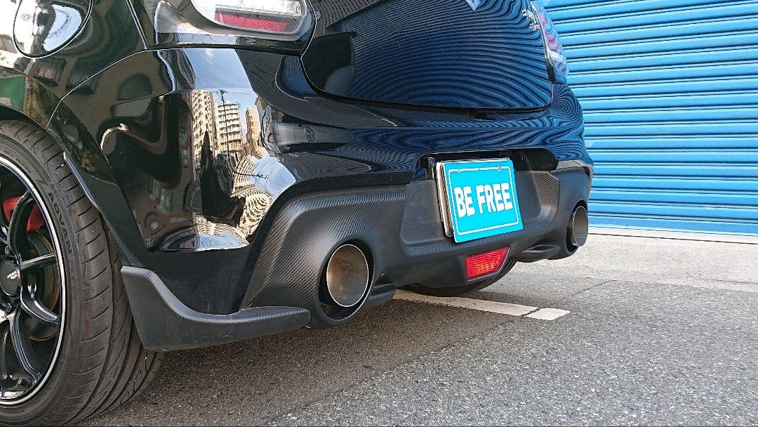 zc33s 競技用オールステンレスマフラー（リアピースのみ）befree製