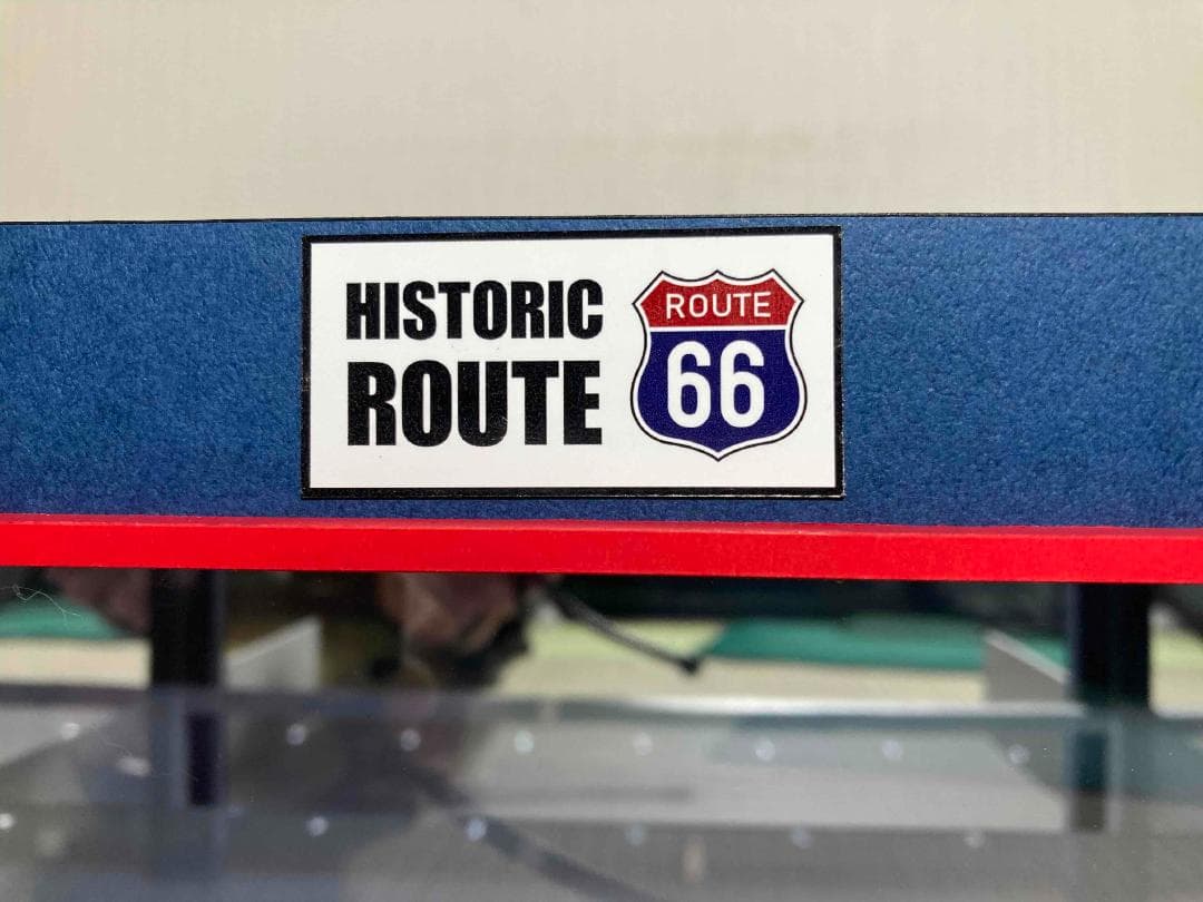 ミニカー用ジオラマ：1/43カーディーラーⅢ／ROUTE66仕様