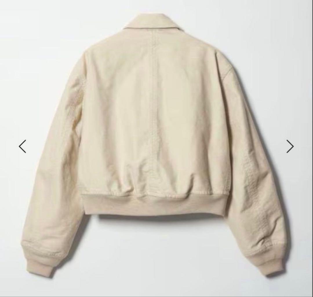 ６(ROKU) コットンピーチ ブルゾン