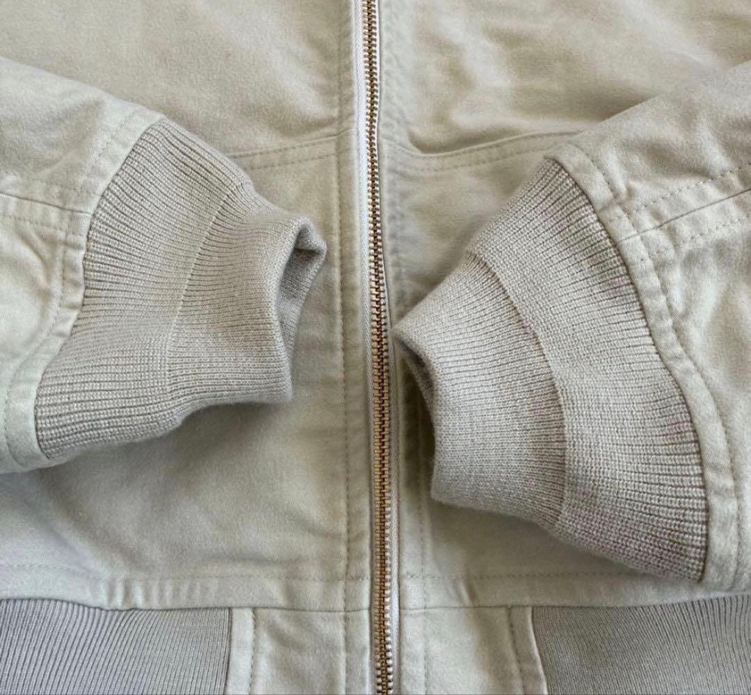 ６(ROKU) コットンピーチ ブルゾン