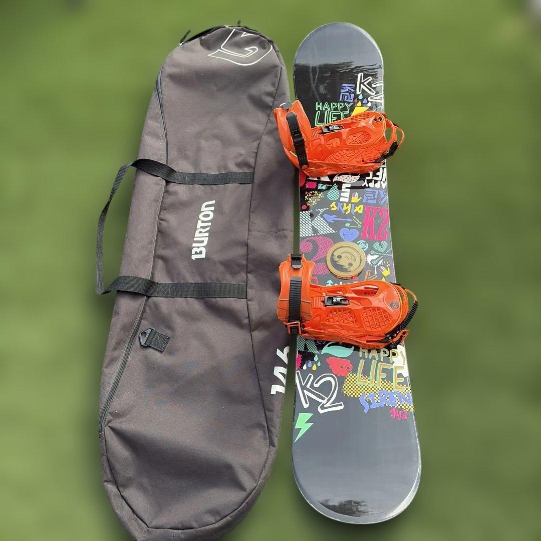 K2 142cm ✖️ Indy サイズM スノーボード