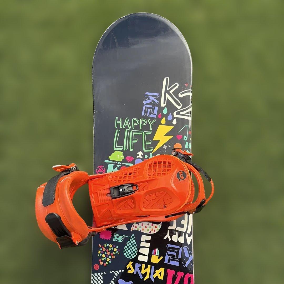 K2 142cm ✖️ Indy サイズM スノーボード