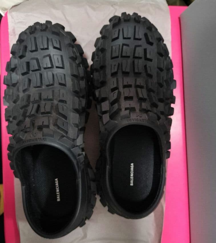 BALENCIAGA ディフェンダー クロッグサンダル ミュール サイズ27