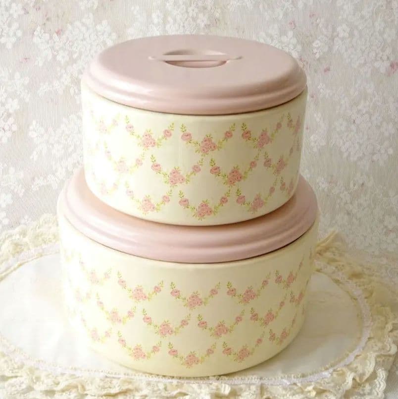 イマン　ピュアローズ　丸缶M・Lセット　マニーローズ