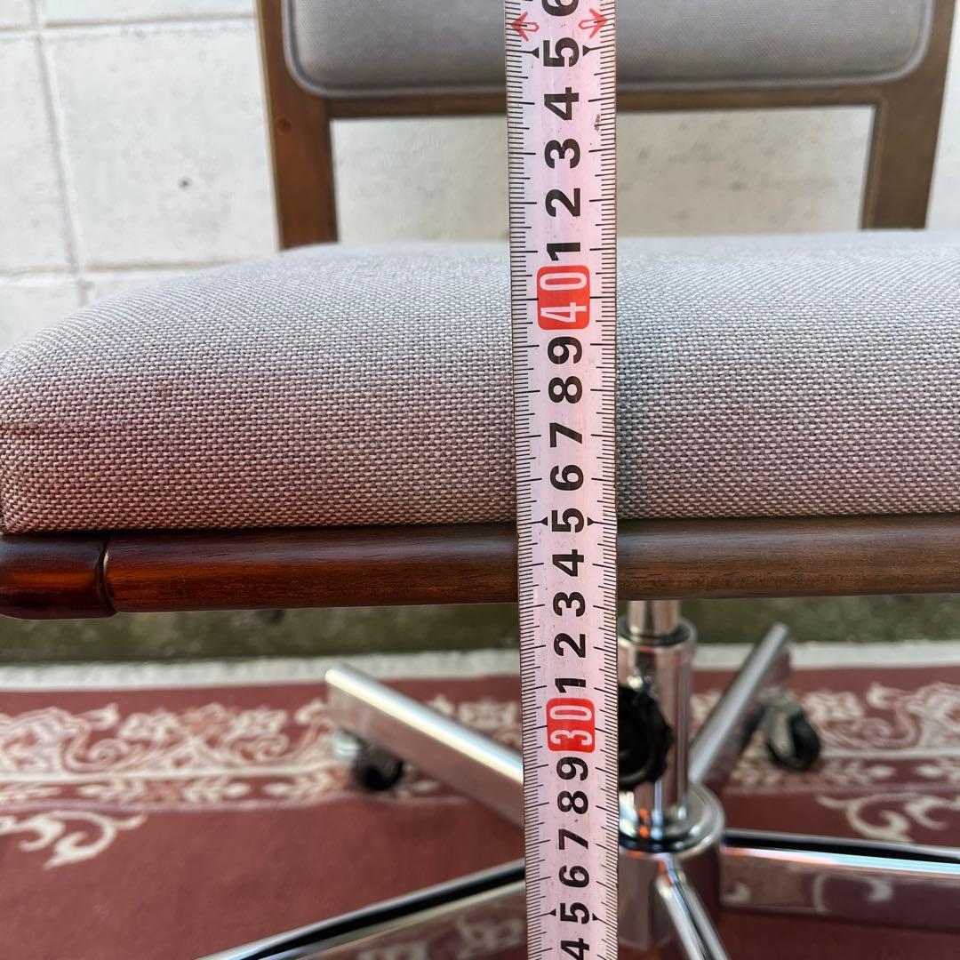 karimoku カリモク家具◾️キャスター付きデスクチェア 椅子 イス 木製家具