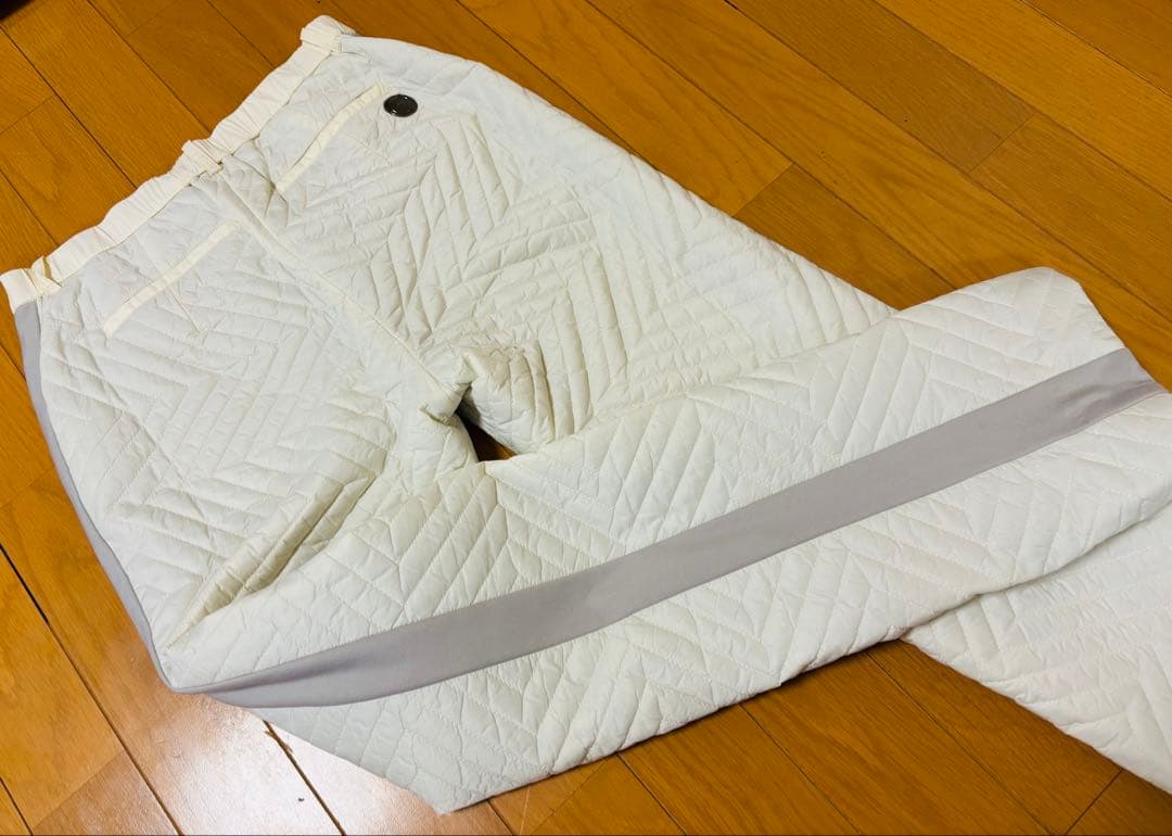 LANVIN sports キルティング防寒ゴルフパンツ