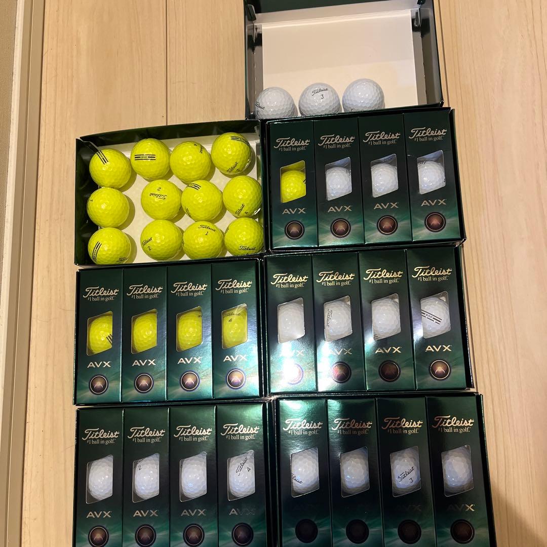 Titleist AVX 6ダース+3個（75個）