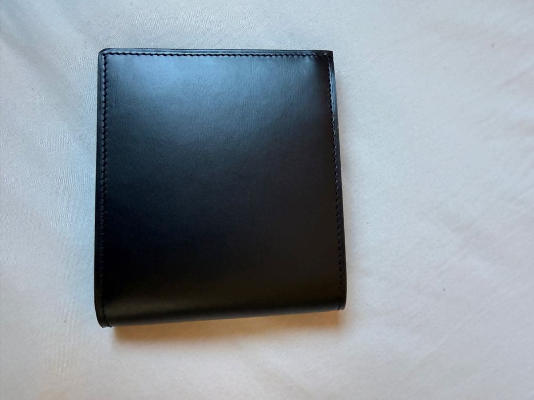 dunhill 極美品 二つ折り財布 ゴールドプレート 小銭入れなし