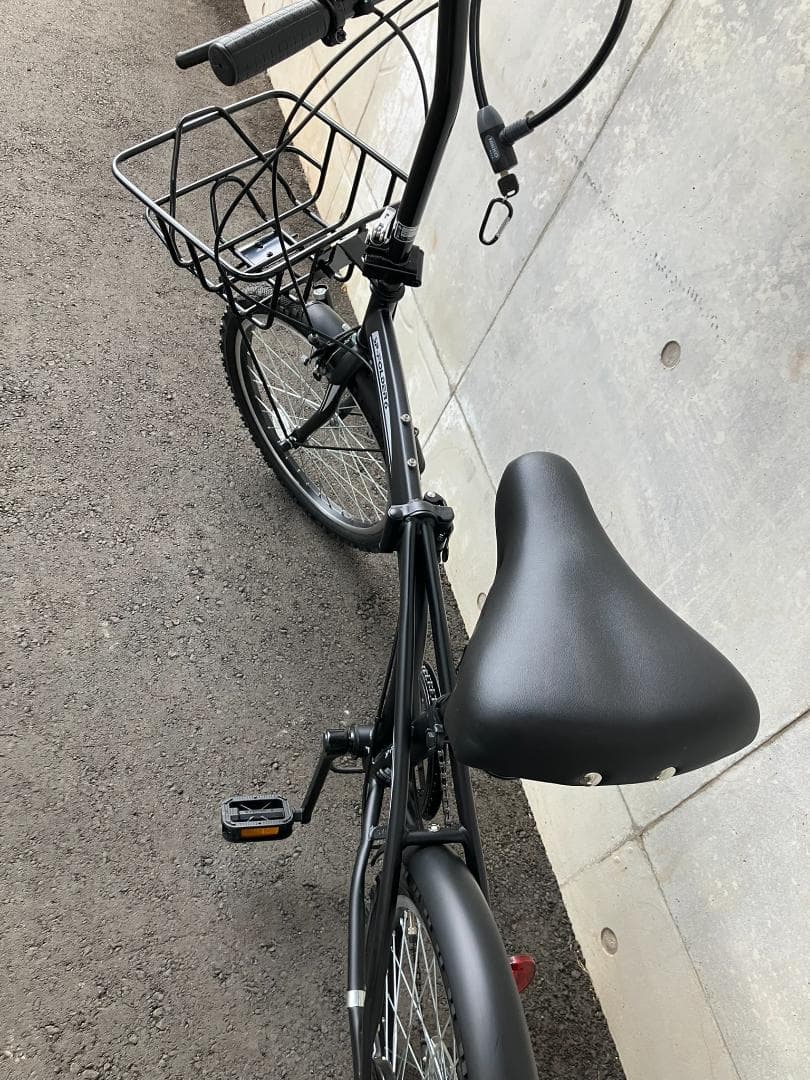 折り畳み自転車　20型　ブラック　20インチ　小径