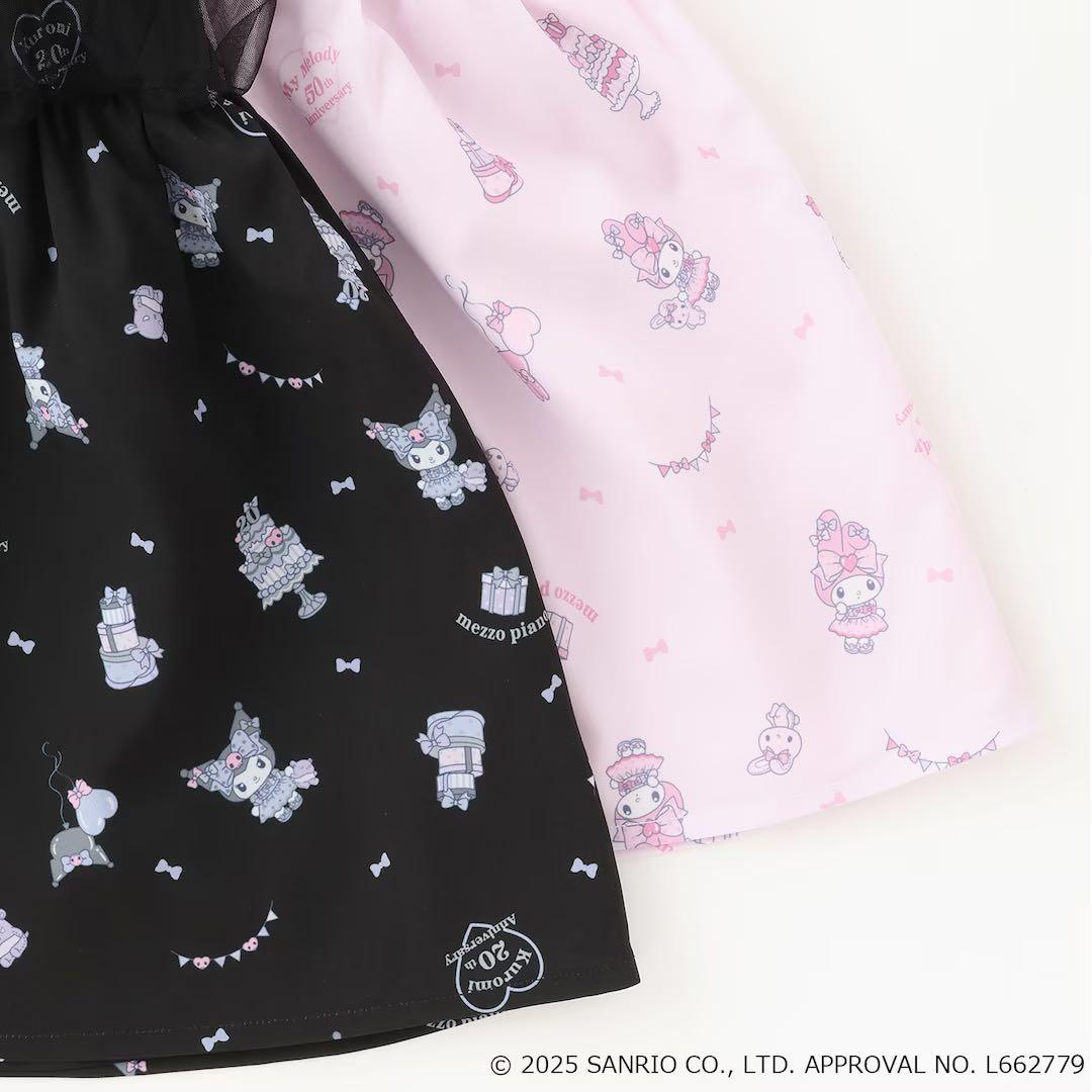 プ*読様 美品　メゾピアノ　クロミ裾スカラップトレーナー+チュールスカートセット