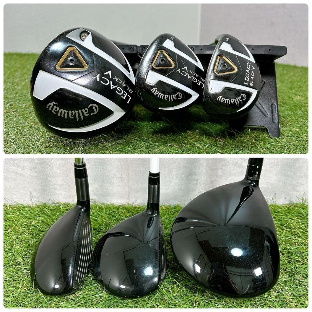 レガシー　ブラック キャロウェイ ゴルフ クラブセット メンズ 初心者 右 S