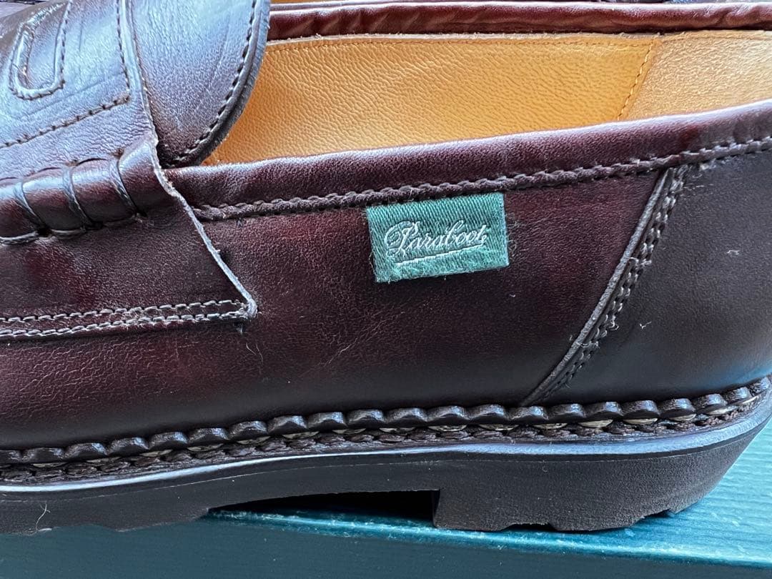 【美品・使用数回】パラブーツ　ランス　カフェ　サイズUK7(25.5cm)