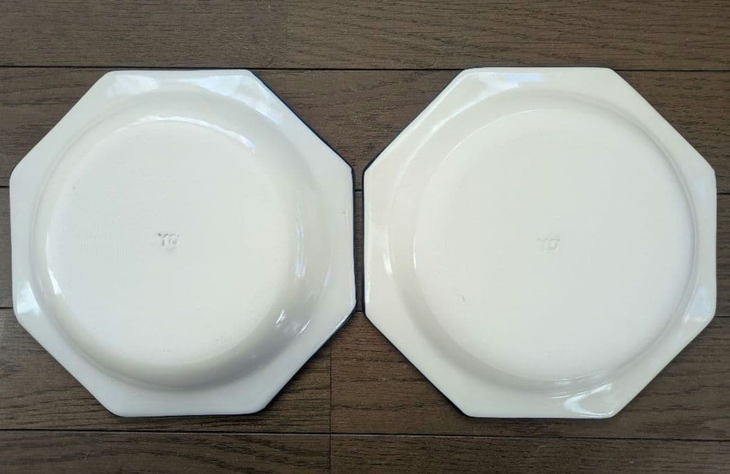 ③よしざわ窯（益子焼）　お皿、食器　リース模様セット　14点