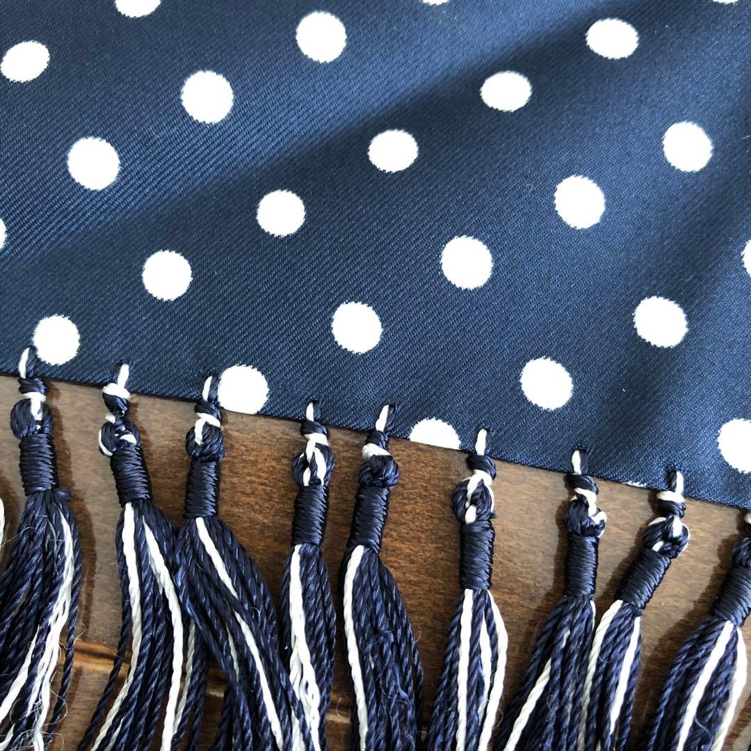 Vintage A.Sulka&Company ドット　ストール　ヴィンテージ