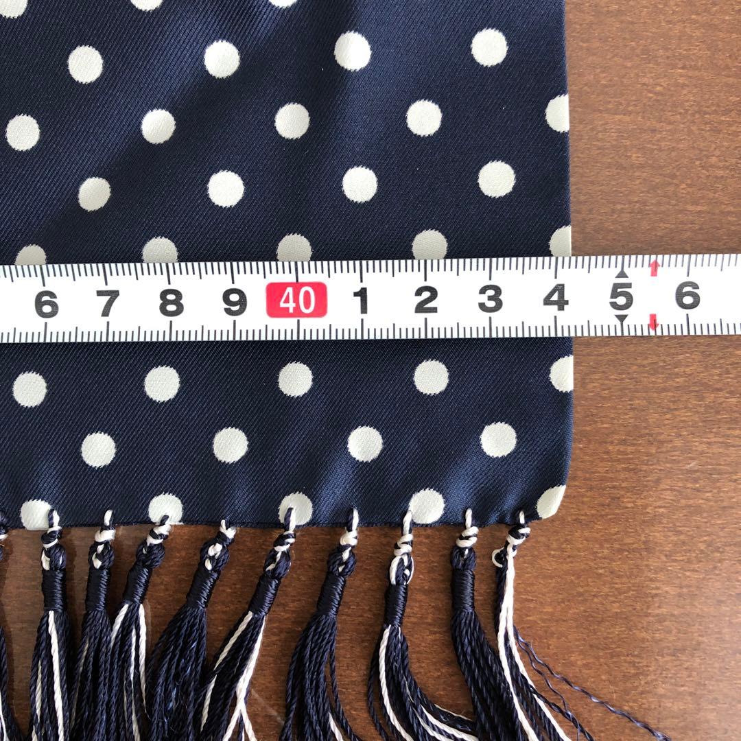 Vintage A.Sulka&Company ドット　ストール　ヴィンテージ