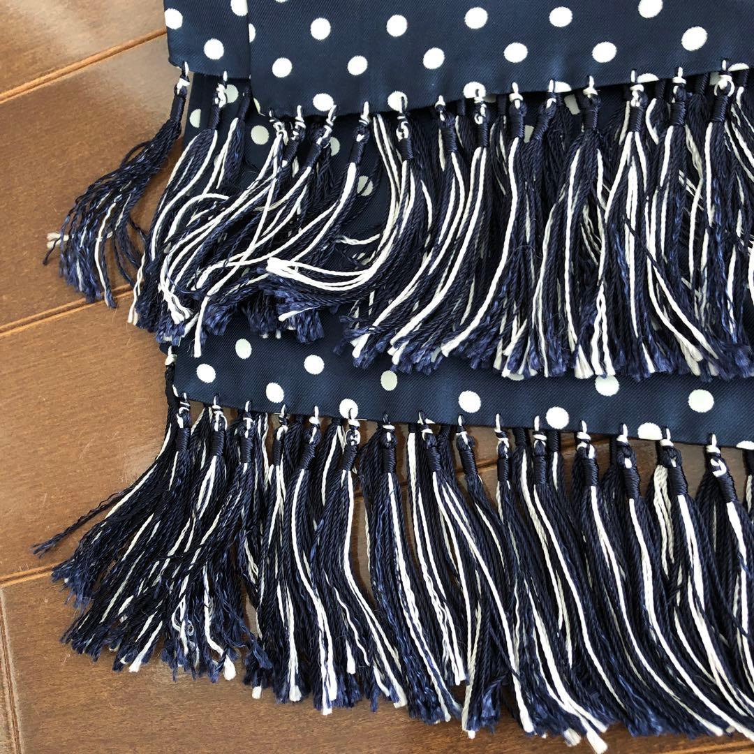 Vintage A.Sulka&Company ドット　ストール　ヴィンテージ