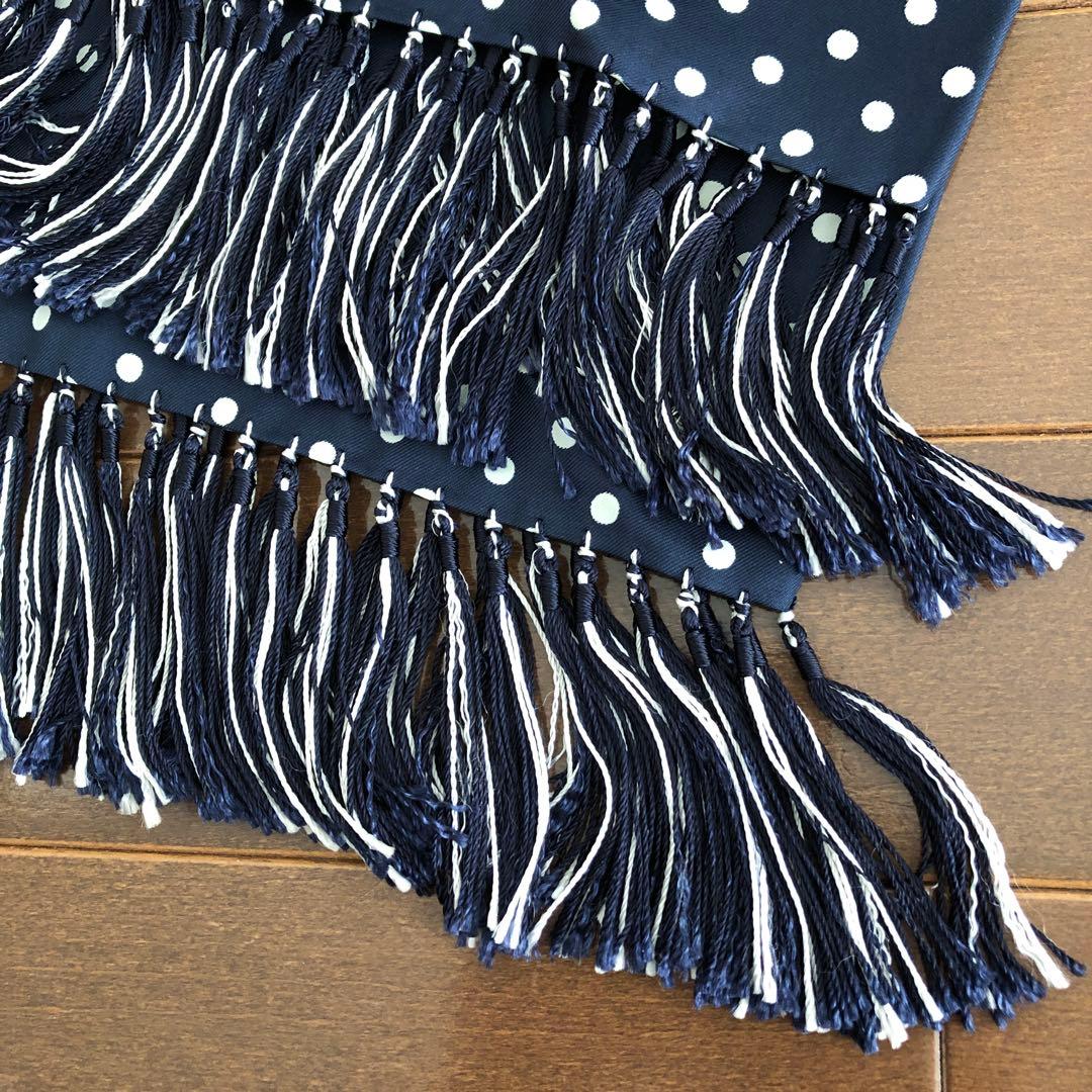 Vintage A.Sulka&Company ドット　ストール　ヴィンテージ