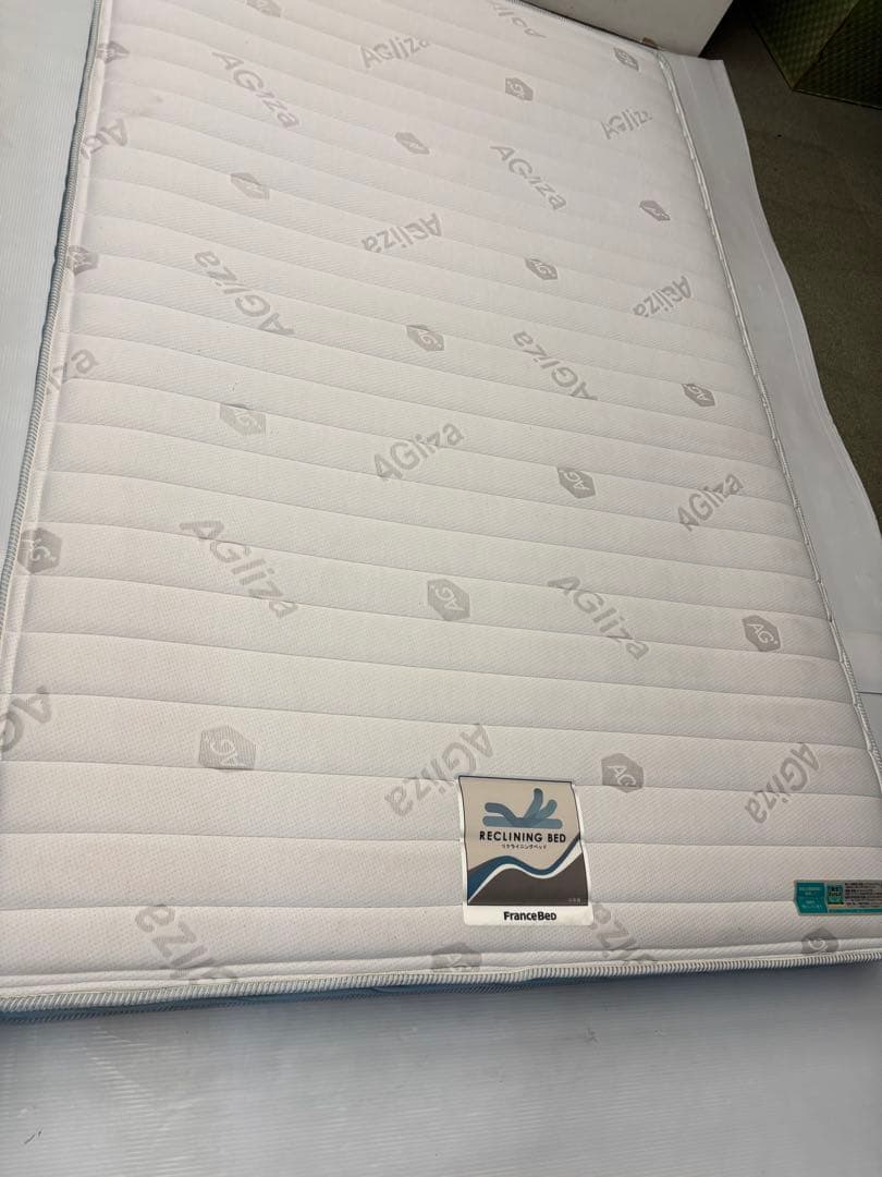 フランスベッド　電動リクライニング用　セミダブルマットレス　日本製