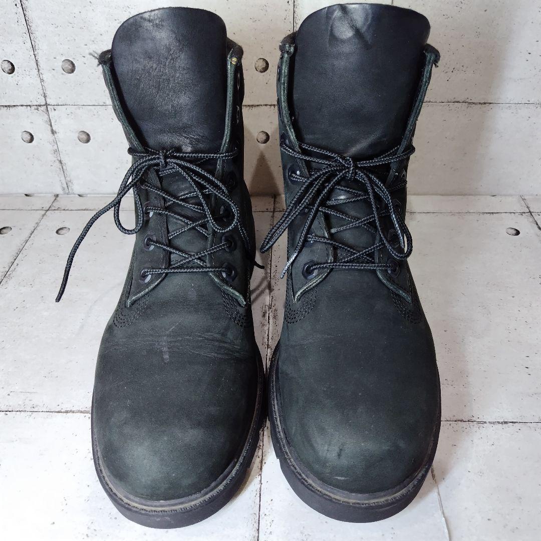 ティンバーランド 10042 6インチブーツ 黒 ブラック ヌバック 8W