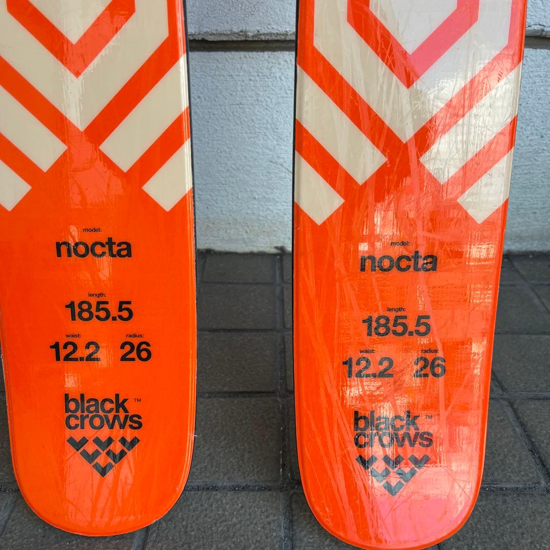 black crows nocta 185.5cm マーカー　バロン付き