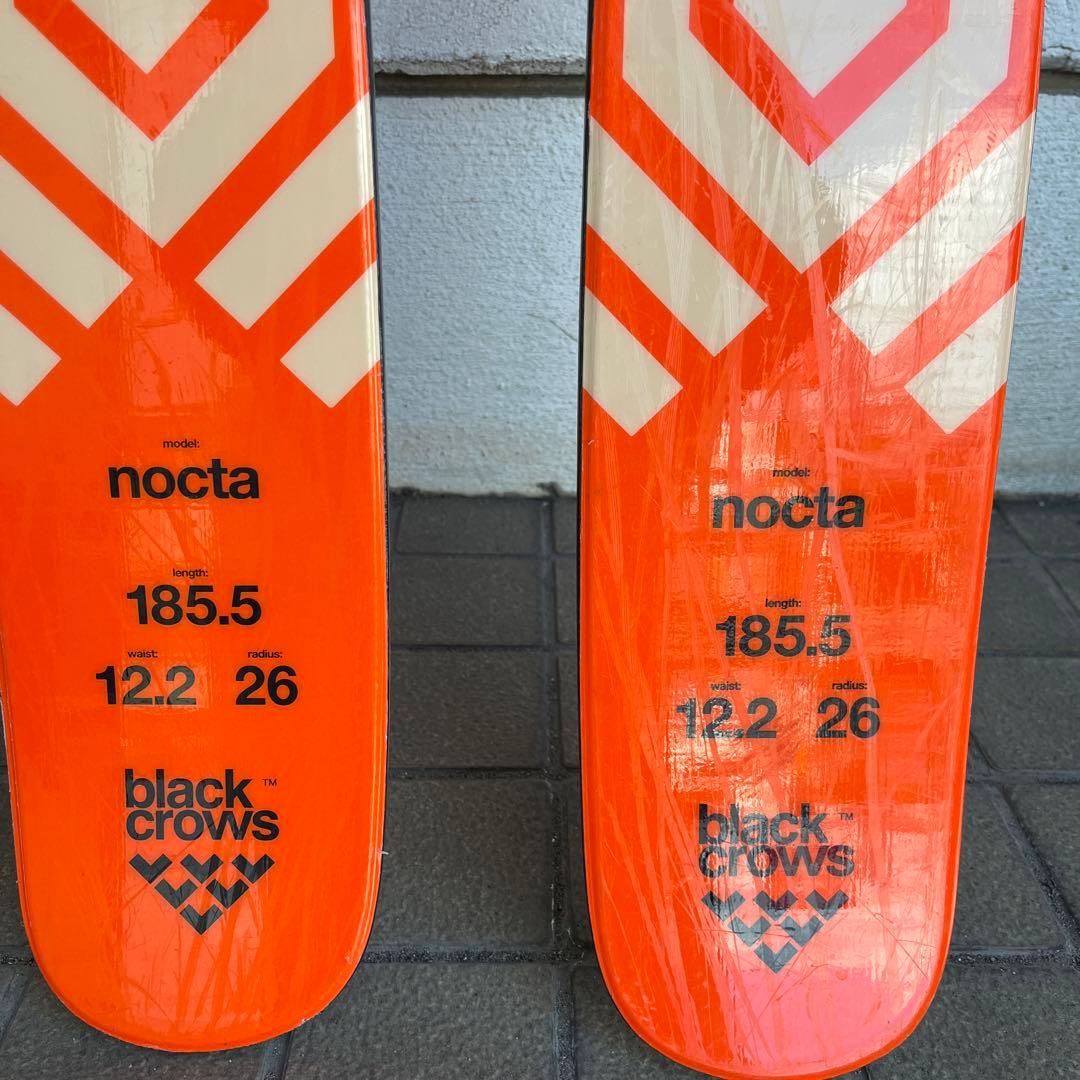 black crows nocta 185.5cm マーカー　バロン付き
