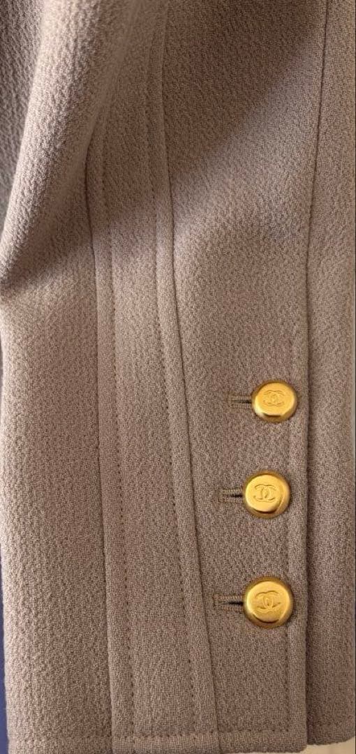 CHANEL チェスターコート　ベージュ