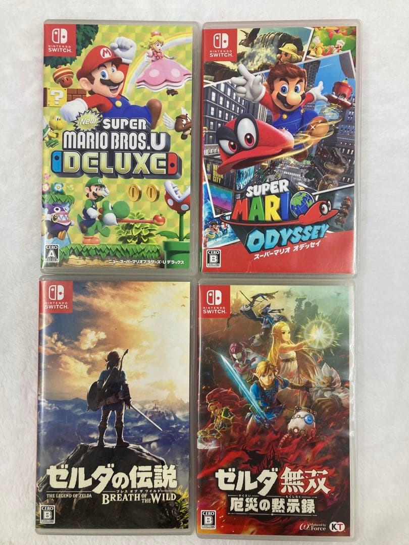 Nintendo switch専用ソフトまとめ4点