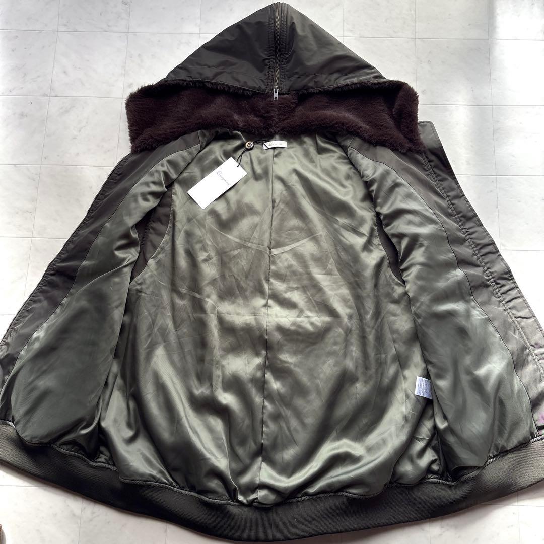 ラウンジドレス 24AW 未使用品 ミリタリージレブルゾン N2Bベスト カーキ