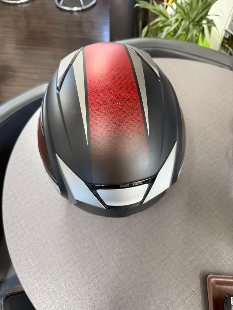 Kabuto ジェットヘルメット レッド/クリア