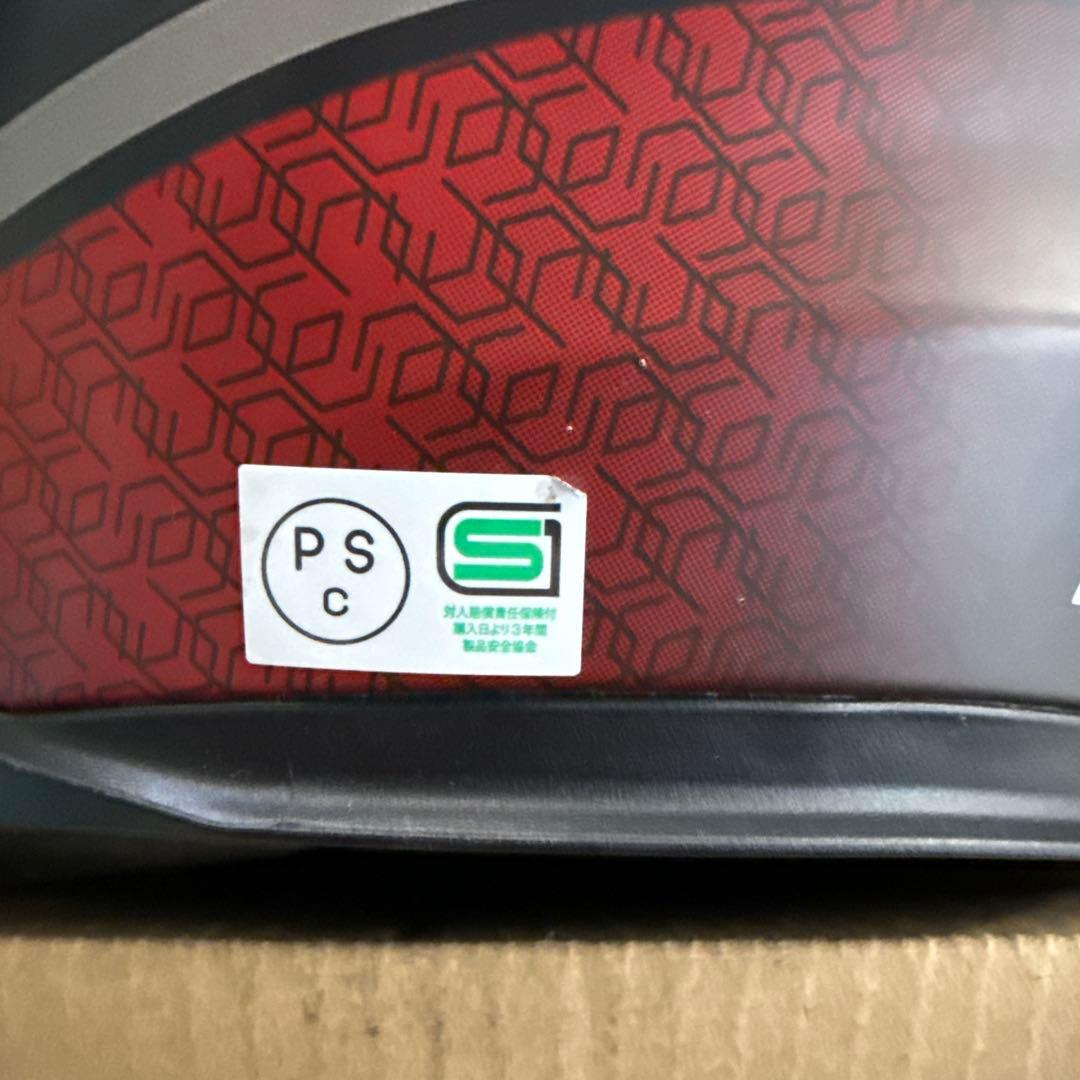 Kabuto ジェットヘルメット レッド/クリア