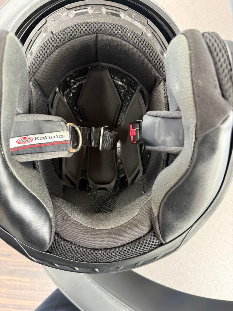 Kabuto ジェットヘルメット レッド/クリア