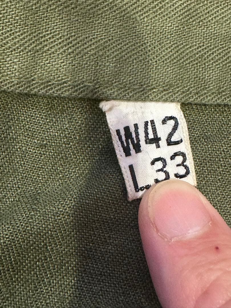 US.ARMY◆40s/M-43/HBT/13スター/カーゴパンツ